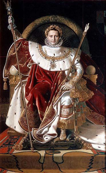 Jean Auguste Dominique Ingres Napoleon I on his Imperial Throne